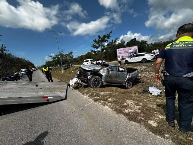 Tras la valoración médica, se informó que dos personas presentaban lesiones de gravedad