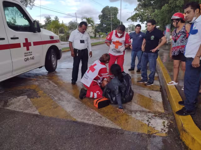 La mujer fue trasladada al hospital general de Felipe Carrillo Puerto