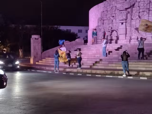 Así festejan el triunfo del América en Mérida