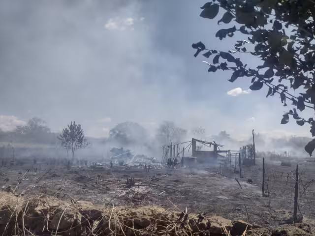 El rancho estaba abandonado, por lo que no se registraron víctimas