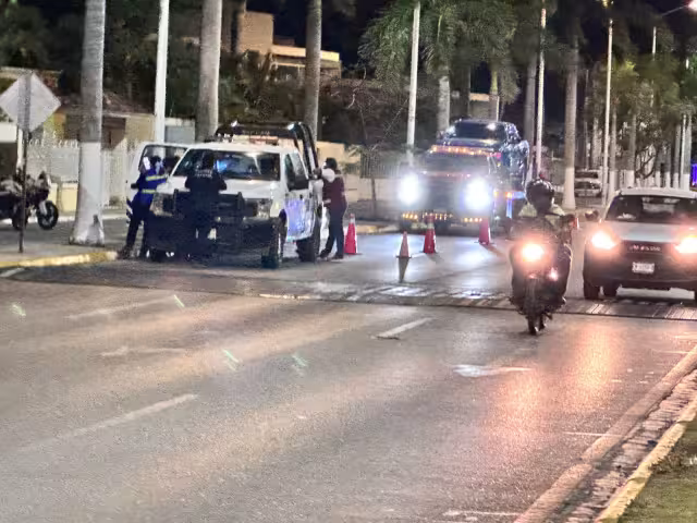 Caen seis conductores en operativo de alcoholímetro sobre el malecón de Campeche