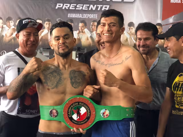 Arturo “Embajador” Hernández y Sergio “Culichi” Acosta van por el cinturón del Campeonato Regional de la Zona Sureste de México