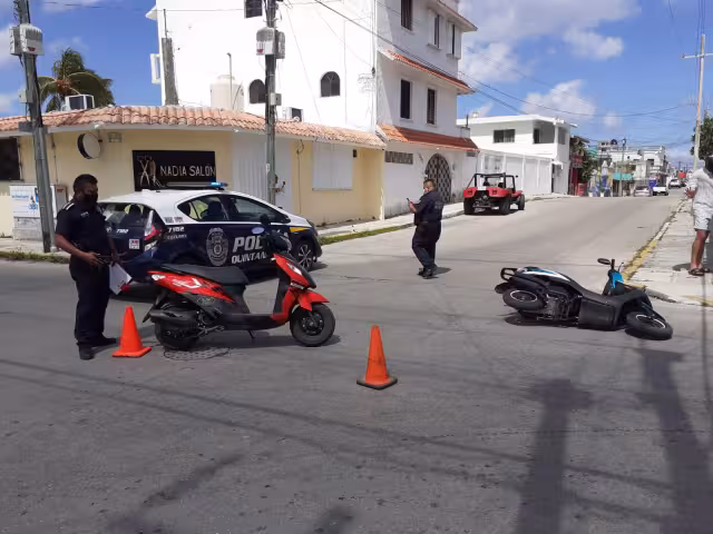 La dama que acompañaba a su pareja, en este caso los turistas, se encontraba muy asustada