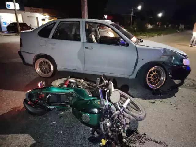 La motocicleta Vento 250 presentó daños severos, por lo que fue considerada como pérdida total