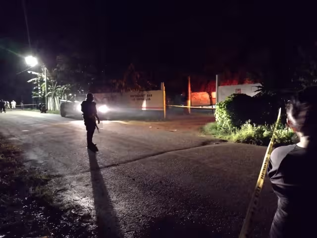 El lugar fue resguardado por elementos estatales y federales