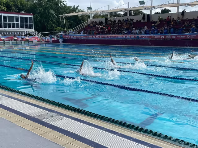 La playense Naiara Sobreviela Jiménez gana la medalla de bronce en los 50 metros mariposa