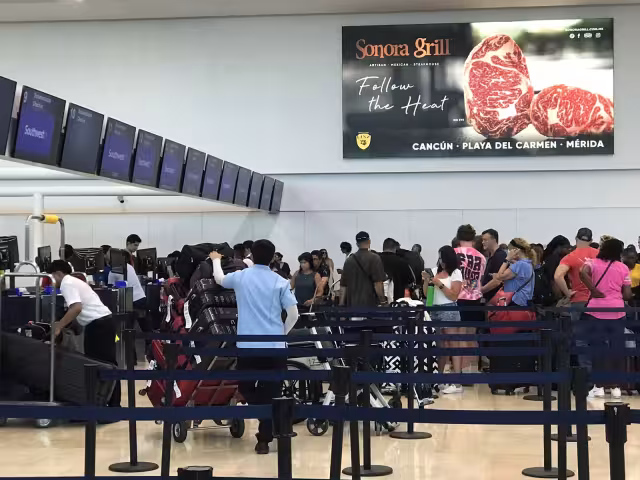 Respecto al mercado nacional o doméstico, el aeropuerto de Cancún también tuvo un buen crecimiento