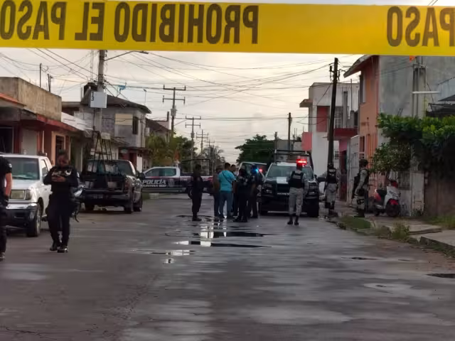 Al lugar llegaron elementos policiales, así como de la Guardia Nacional