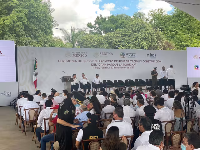 Mauricio Vila encabeza el inicio de la construcción del Gran Parque de La Plancha de Mérida