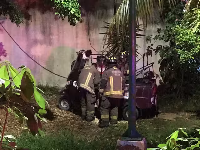 Bomberos atendieron el llamado por el incendio