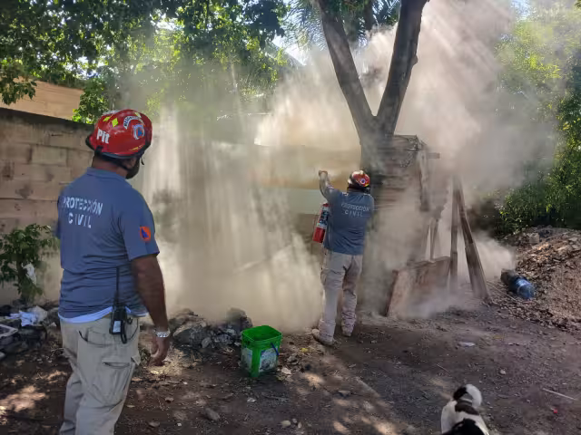 No se reportaron personas lesionadas en el lugar