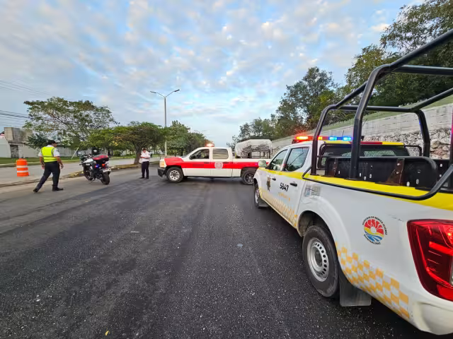 El percance no tuvo lesionados y se logró controlar a tiempo