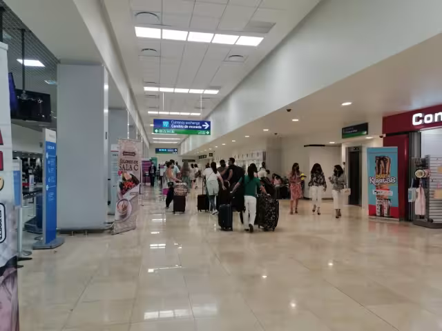 Los pasajeros llegaron de la CDMX