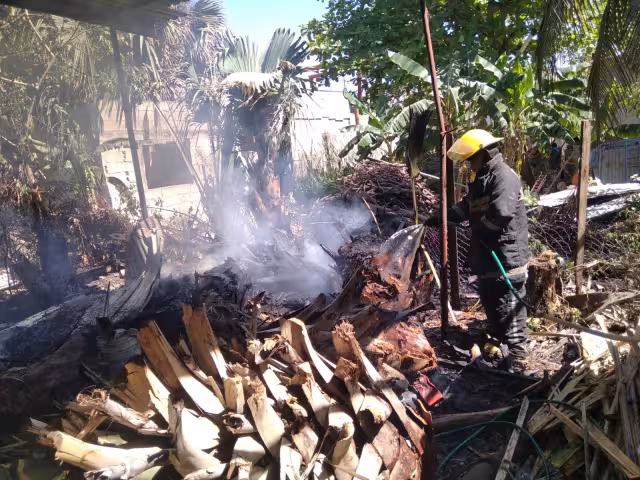Los menores de 5 y 6 años de edad, fueron sacados a tiempo de las llamas