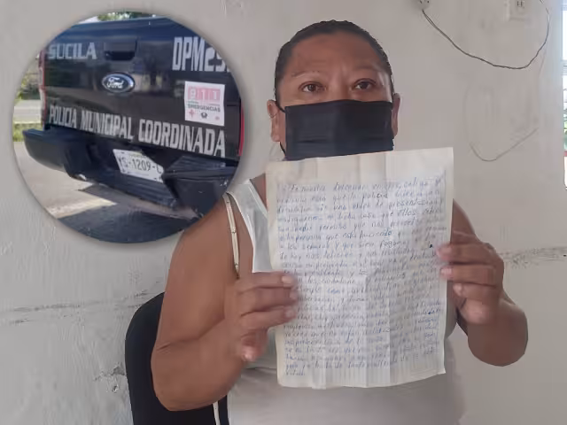 La mujer asegura que además del abuso de autoridad, la policía de Sucilá le robó varias pertenencias de su vivienda