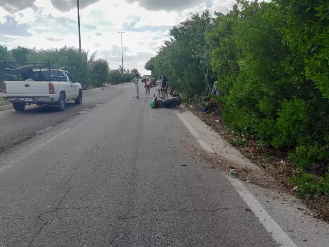 La joven perdió el control, provocando que derrapara cuando viajaba junto a su madre