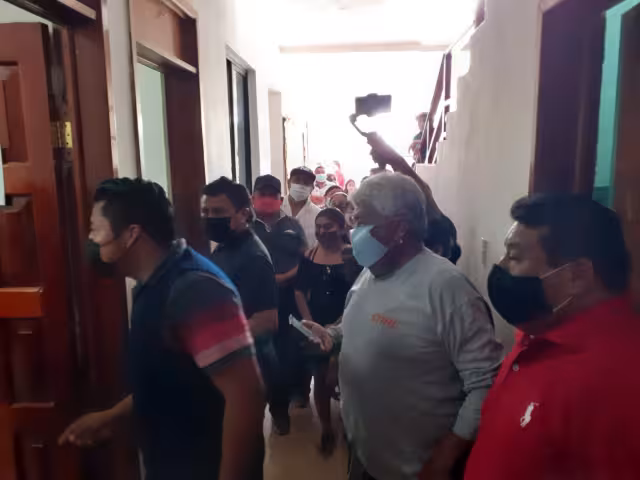 El Palacio Municipal de José María Morelos fue la sede para el protocolo de entrega-recepción de la Alcaldía de Sabán