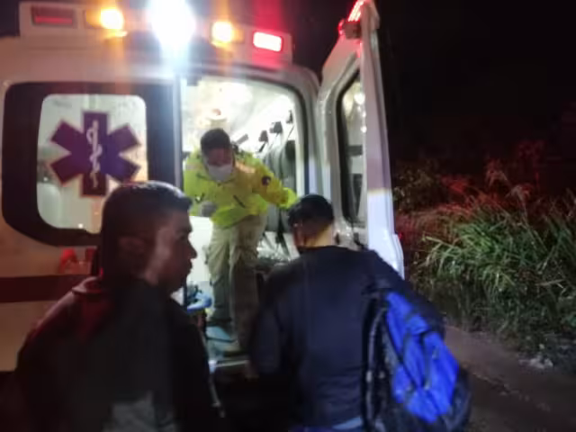 Una mujer resultó lesionada en un accidente de motocicleta en la carretera Escárcega-Champotón