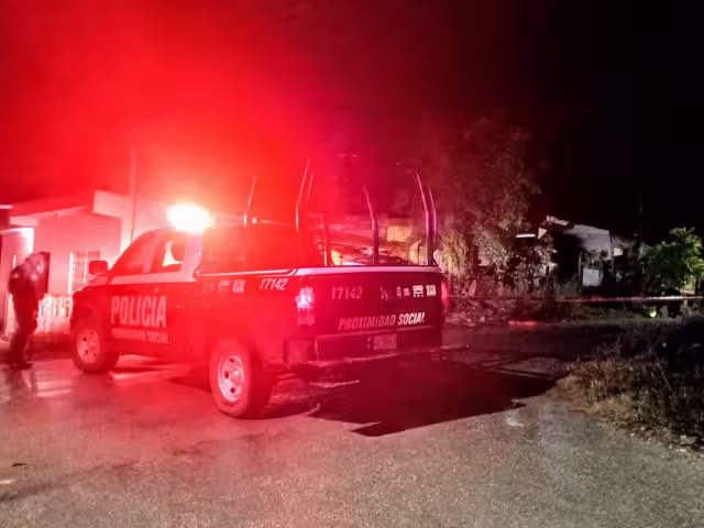 La zona fue acordonada por las autoridades una vez que se realizó el ataque armado la noche de este miércoles