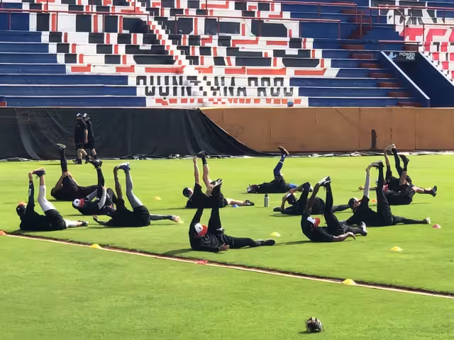 La novena trabaja para llegar en optimas condiciones a sus primeros partidos de exhibición en la Copa Maya y Liga del Sureste