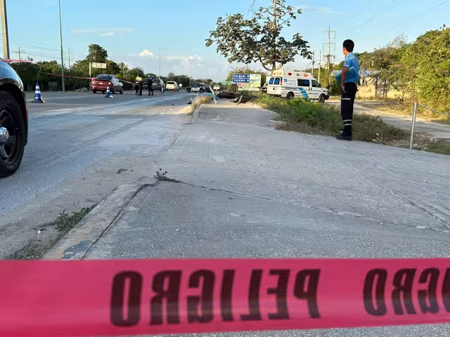 Los hechos ocurrieron a unos metros antes de llegar al acceso al fraccionamiento Bali