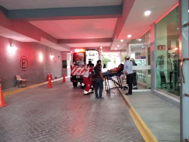 Los lesionados fueron trasladados al hospital