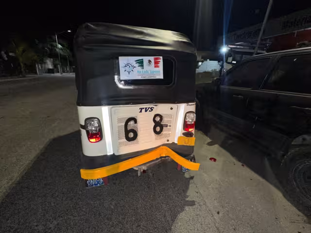 Trasladaron a ambos lesionados al Hospital General de Playa del Carmen para su atención