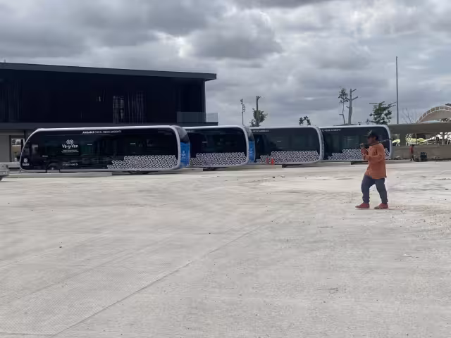 En la estación del sistema Va y Ven se han realizado labores como terracerías e instalaciones eléctricas