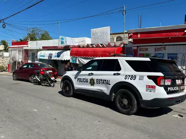 El accidente ocurrió sobre la calle Benito Juárez, en el cruce con la calle 3.