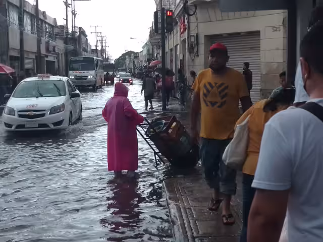 Se esperan que lluvias afectan gran parte de la Península de Yucatán
