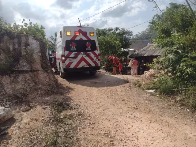 El hombre presentó una herida de dos centímetros aproximadamente