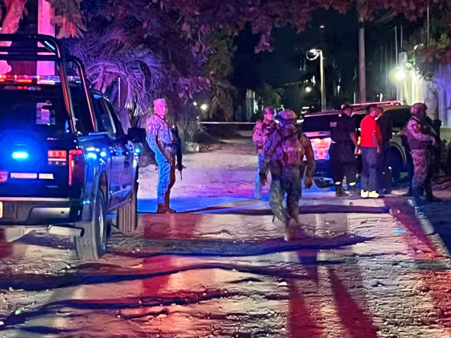 Elementos policiacos y de la Guardia Nacional se trasladaron a la zona.