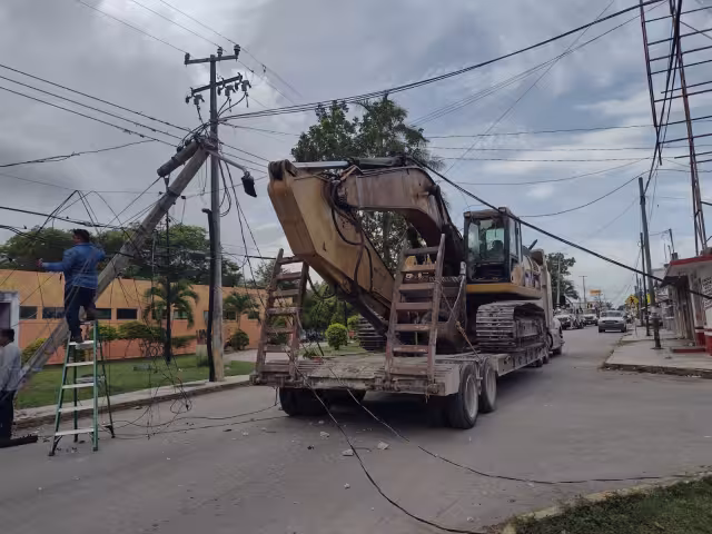 Un amplio sector de la población se quedó sin servicio de energía eléctrica