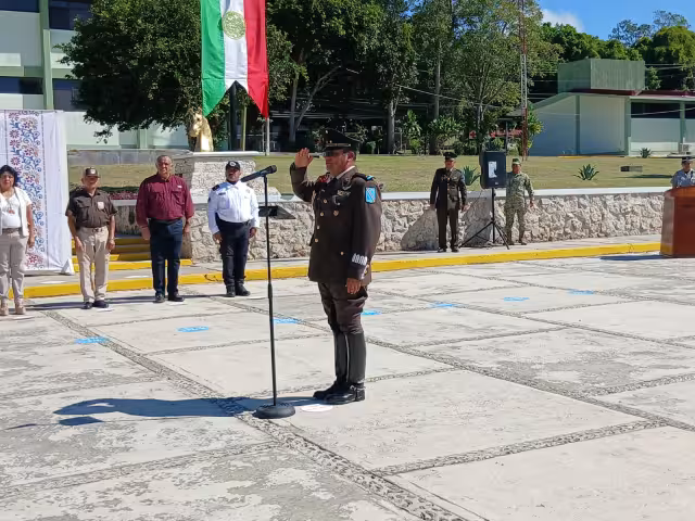 Toma posesión comandante del 11/o Regimiento de Caballería