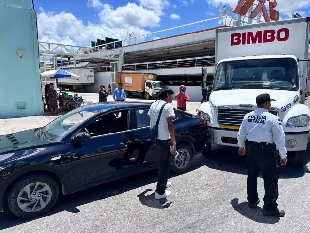 El accidente ocurrió a la altura del barrio de Santa Ana.