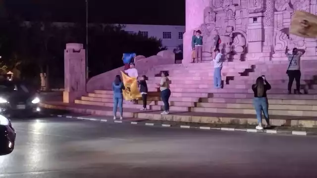 Así festejan el triunfo del América en Mérida