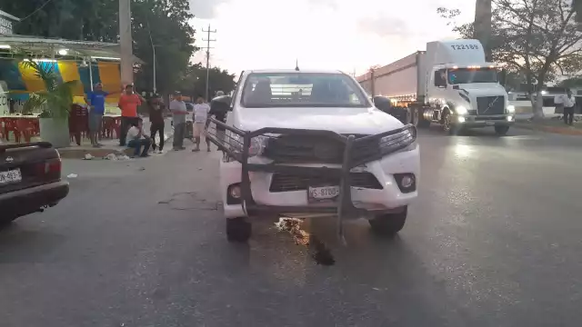 El choque dejó cuantiosos daños materiales