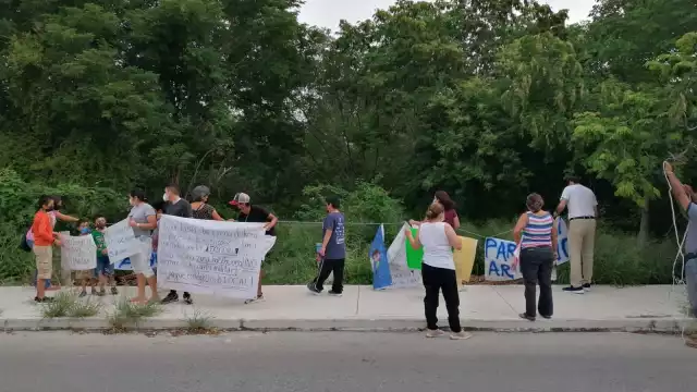 Manifestantes piden detener construcción del cuartel para la base militar en Mérida: EN VIVO
