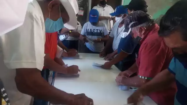 La votación se llevó a cabo a partir de las 11