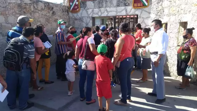 Al inicio del proceso de vacunación se notó desinformación entre las personas que acudieron al módulo