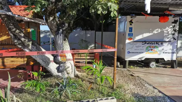 El cuerpo sólo era una adorno de Halloween que hicieron empleados  de un comercio