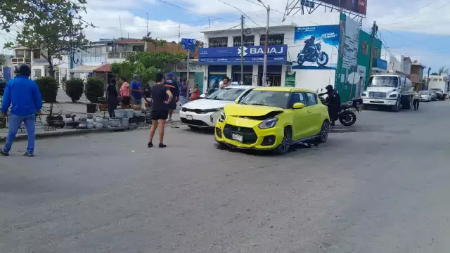 Ambos conductores debieron llegar a un acuerdo para resolver los daños