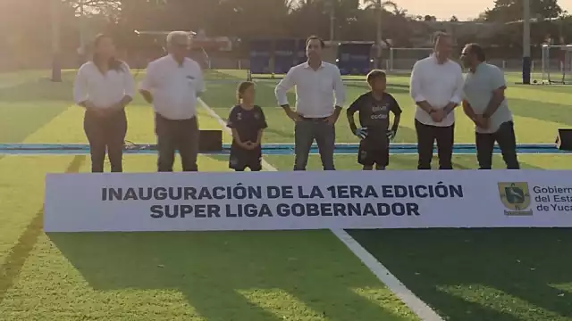 La Súper Liga “Gobernador” 2024 de Futbol se realizará en la Unidad Deportiva “Kukulcán” en Mérida