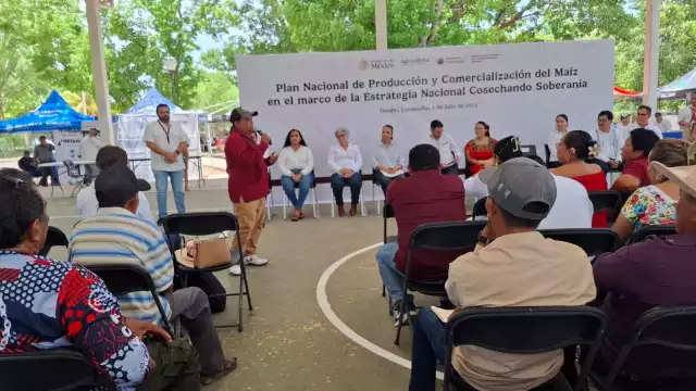 Campesinos de Campeche exigen precios justos por el maíz en reunión del Plan Nacional de Comercialización