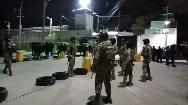 Los objetos encontrados fueron asegurados dentro del Centro de Reinserción