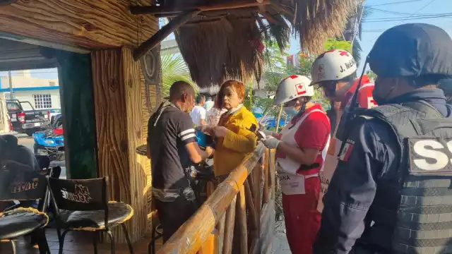 El hombre pretendía huir para no pagar la cuenta del restaurante