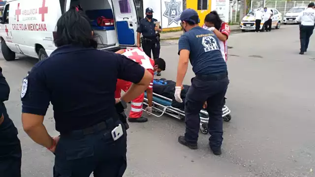 El policía fue trasladado al hospital del Isste en Chetumal