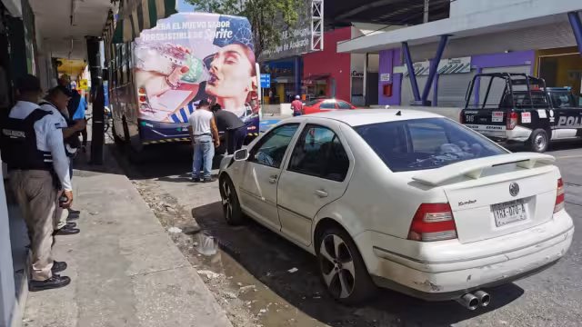 Ambas unidades quedaron con daños regulares