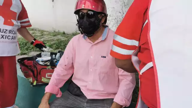 El vendedor en Ciudad del Carmen presentaba una herida sangrante en la mano izquierda