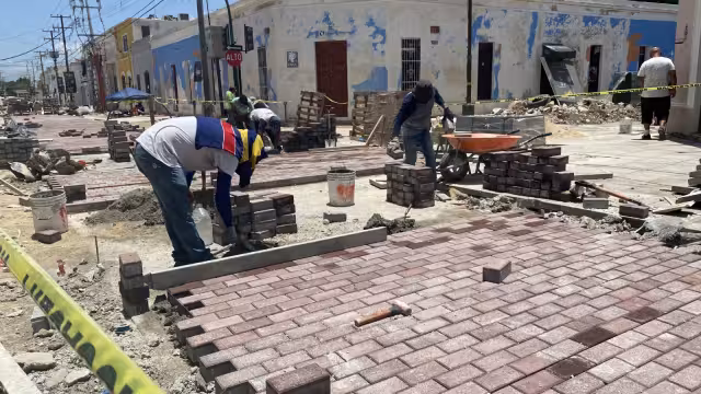 Las obras del Corredor Turístico-Gastronómico de Mérida siguen a medias